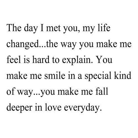 Its just like a wonderful fairytale. You make me fall deeper in love everyday | Relationship quotes, Love quotes, Quotes