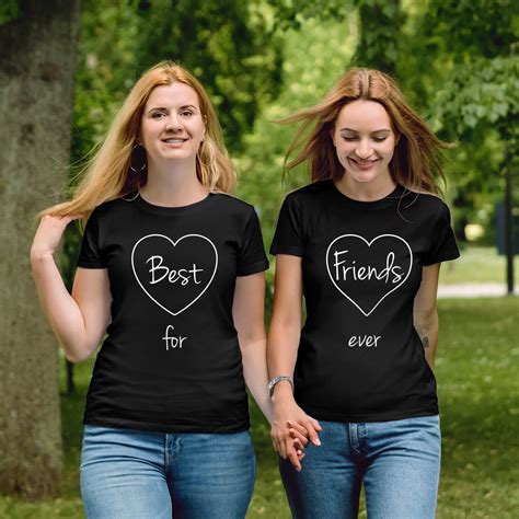 Best Friends T Shirts Best Friends Forever 2 Pack Matching Bff Shirts