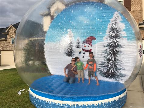 2019 New Design Inflatable Snow Globe For Christmas 3m10ft Dia