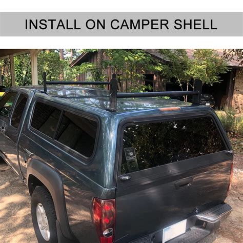 Camper Shell Roof Rack With Wind Deflector Utility Flat