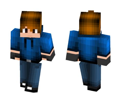 Download Blue Sweater Boy Minecraft Skin For Free