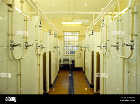 The Showers At Brixton Prison Stock Photo Alamy