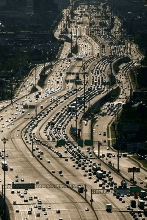 The Katy Freeway The Widest Highway In The World 26 Lanes Houston