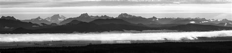 Cascade Mountains High Quality Wide Panorama Photo Prints Vast