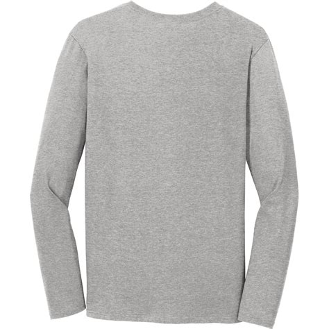 Gildan 64400 Softstyle Long Sleeve T Shirt Sport Grey