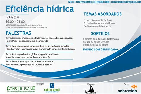 Palestra Eficiência Hídrica nos Condomínios