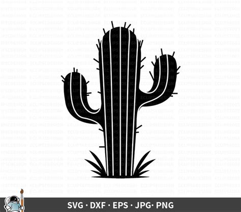 Cactus Svg Desert Svg Cactus Silhouette Cactus Clip Art Etsy