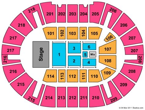 Niu Convocation Center Tickets In Dekalb Illinois Seating Charts