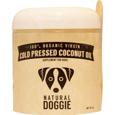 Natural Doggie Organic Coconut Oil For Dogs Coconut Oil For Dogs