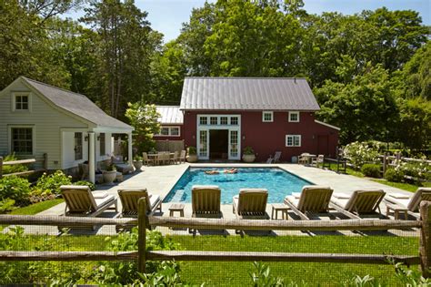 Connecticut Barn And Pool House Farmhouse Pool Other By Epic
