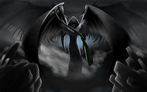 Dark Horror Gothic Fantasy Grim Reaper Death Angel Art Scythe