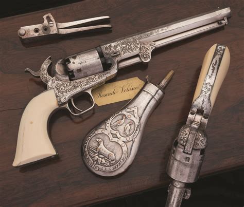 Factory Engraved Colt Model Navy Revolver Revivaler My XXX Hot Girl