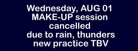 Soccer Practice Cancelled For Aug 01 Panoramahillssoccer Indoor