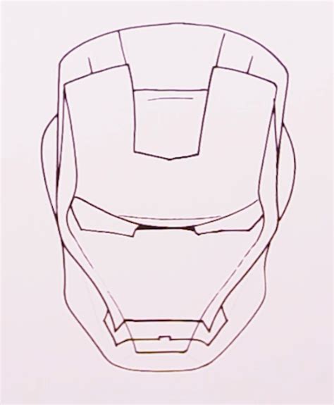 Details More Than 67 Iron Man Helmet Sketch Super Hot Vn