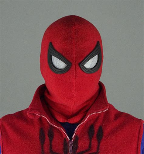 Spiderman Homecoming Mask Red Black Etsy