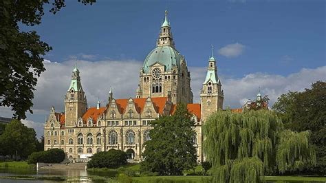 Hd Wallpaper Buildings New Town Hall Germany Hanover Wallpaper Flare