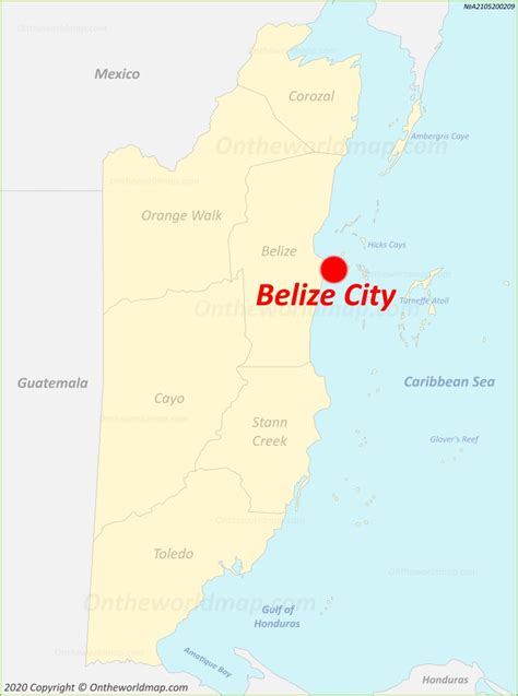 Belize City Map Belize Detailed Maps Of Belize City