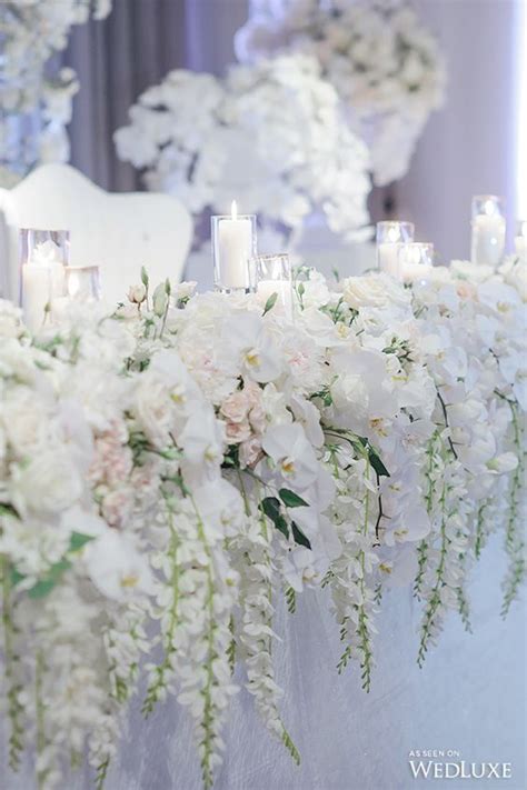 A White Wisteria And Silver Sparkle Dream ~ Wedluxe Magazine Bridal