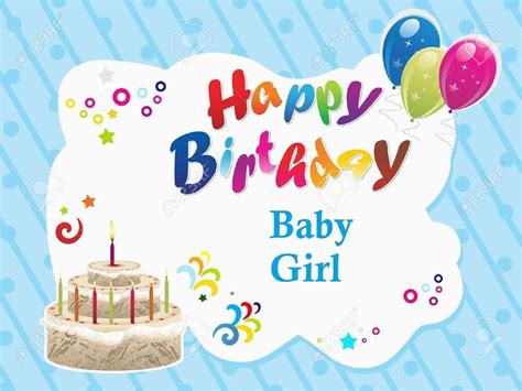 Happy Birthday Images For Baby Girl The Cake Boutique