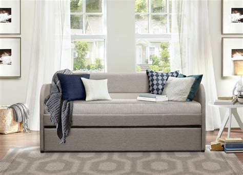 Homelegance Bedroom Daybed With Trundle 4950gykit Cozy Living Inc