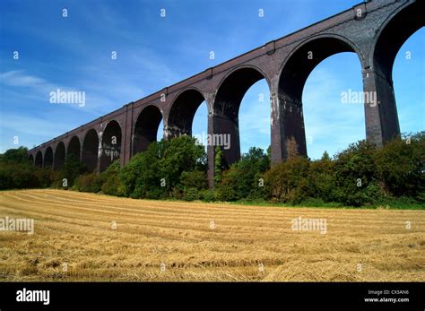 Uksouth Yorkshireconisbrough Viaduct Stock Photo Alamy