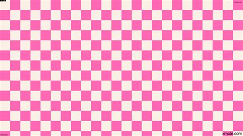 Wallpaper Pink Squares Checkered White Faf0e6 Ff69b4 Diagonal 70° 80px