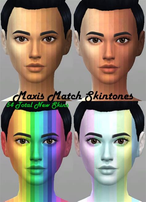 Lana Cc Finds — Maxis Match Skintones 54 New Skins For