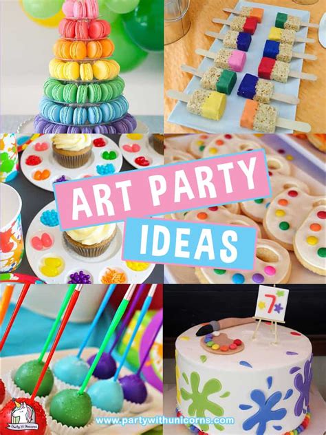 Art Party Ideas Party With Unicorns