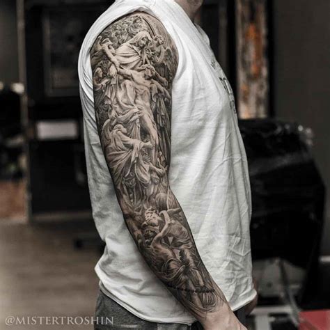 Religious Sleeve Tattoo Best Tattoo Ideas Gallery