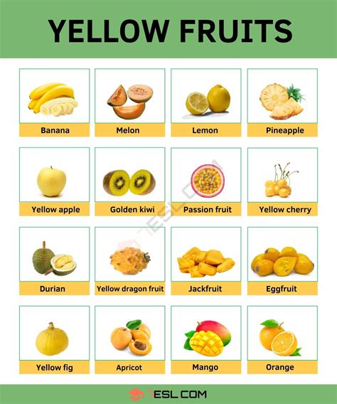 Yellow Fruits List Of Yellow Fruits With Amazing Health Benefits