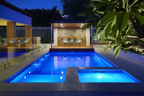 Brooklyn Pool And Spa Combo 96m X 44m Melbourne Fibreglass Pools