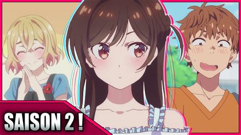 Rent A Girlfriend Anime Saison 2 - Rent-a-Girlfriend : SAISON 2 CONFIRMÉE ! Date de Sortie ! Présentation