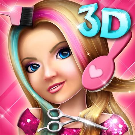 3d Hairstyle Games For Girls Stylish Hair Salon Apprecs