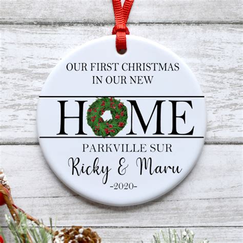 First Christmas New Home Ornament New House Ornament Custom Home