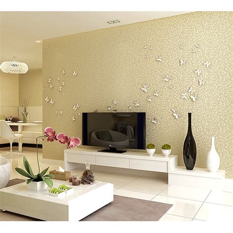 Modern Minimalist Living Room Wallpaper Plain Solid Color