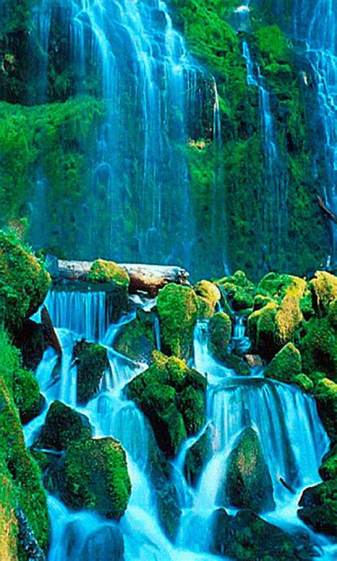 Blue Waterfall Live Wallpaper Apps And Games