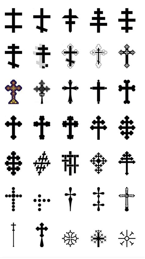Different Types Of Crosses More Can Be Found At