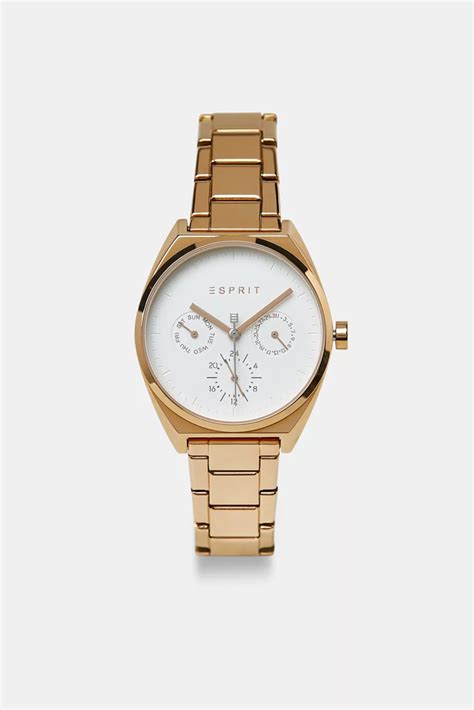 Esprit Chronograph Watch With Rose Gold Plating At Our Online Shop