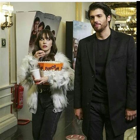 ozge gurel as nazli and can yaman as ferit in the turkish tv series dolunay 2017 2017 turkish