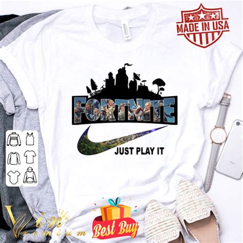 Fortnite Battle Royale Nike Just Play It Logo Shirt Hoodie Sweater