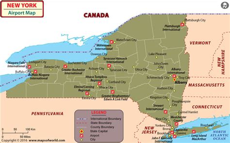 Airports In New York New York Airports Map