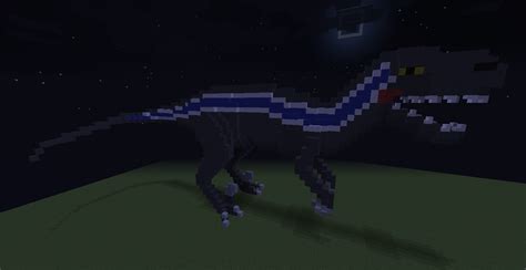 Minecraft Velociraptor Blue By Profdanb On Deviantart