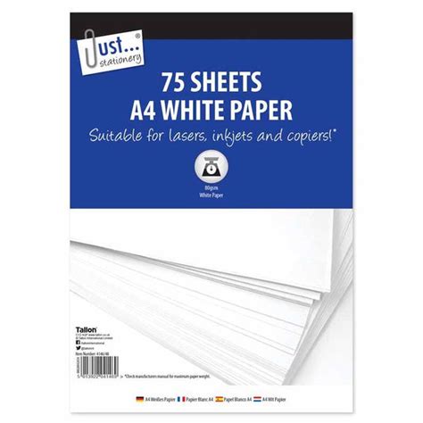A4 White Paper 75 Sheets Mx Wholesale Uk Pound Shop Discount Supplier