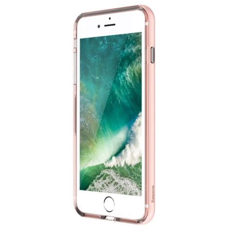 Buy Baseus Travel Transparent Case For Iphone 7 Rose Gold توصيل