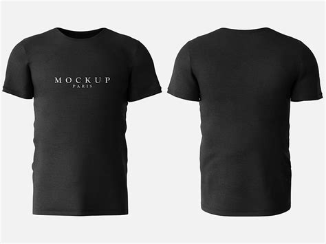 Long Sleeve T Shirt Mockup Front And Back Free Psd Template Psd Repo
