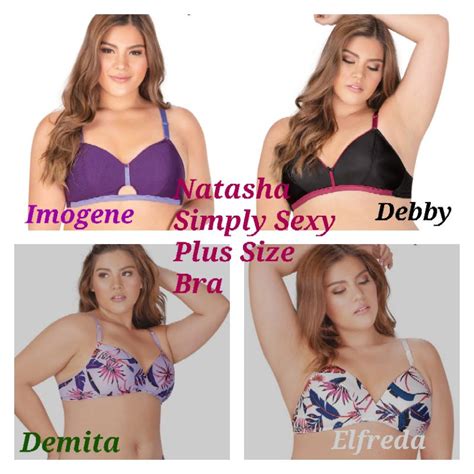 Natasha Simply Sexy Womens Plus Size Bra Size 38b 42c Shopee Philippines