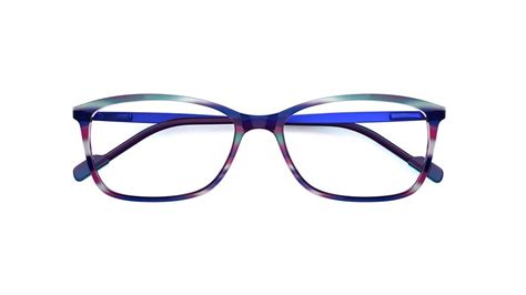 Specsavers Women S Glasses Saphire Green Angular Plastic Acetate Frame 369 Specsavers New