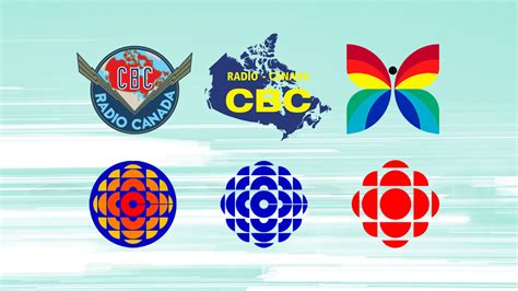 Six Different Logos Of Cbcradio Canada From Old To New