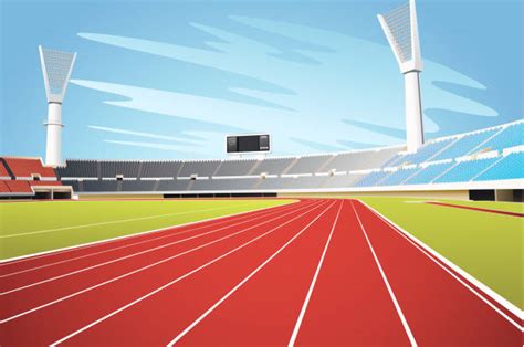 Track And Field Illustrations Royalty Free Vector
