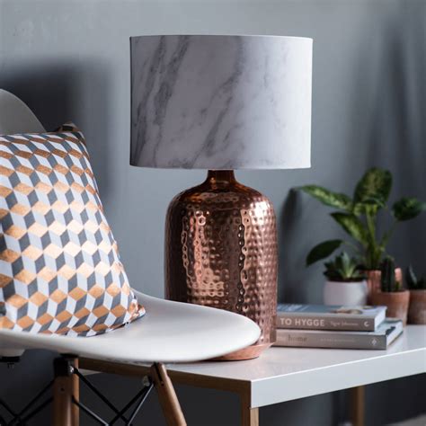Table lamps can create a lovely ambience in any room of the house. Copper Hammered Pot Table Lamp Base By Quirk ...